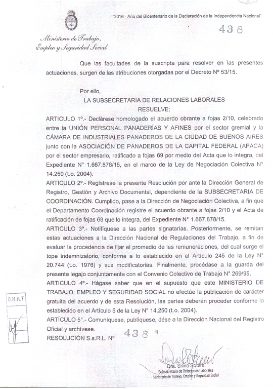 Segunda Foja Acuerdo Paritario 2015